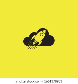 Rocketship Logo design - Rocket logo