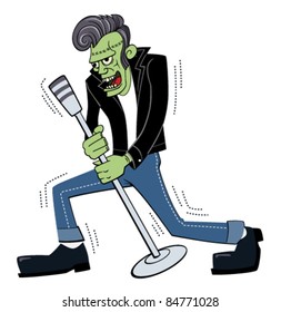 Rockin Retro Frankenstein