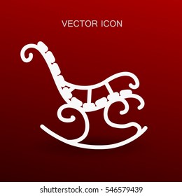 rocking chair icon vector illustration