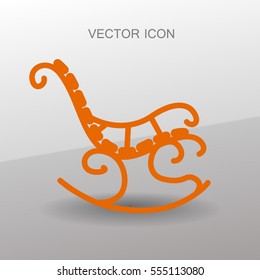 rocking chair icon vector illustration