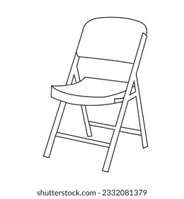 Rocking chair vector hand drawn illustration. Colored furniture for living room. Comfortable home wooden chair. Isolated flat object on white background.Folding chair with arms vector flat ...........