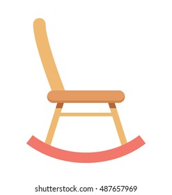 
Rocking Chair Vector Icon
