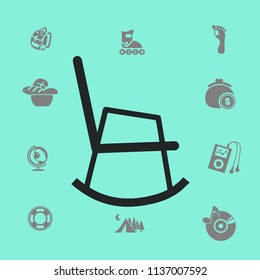 rocking chair vector illustration
