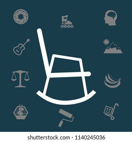 rocking chair vector illustration
