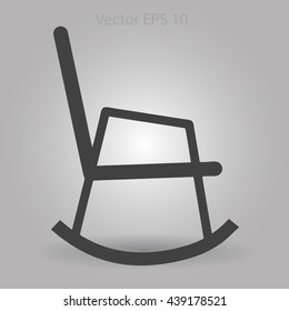 rocking chair vector illustration