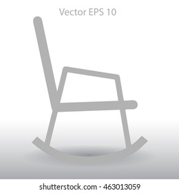 rocking chair vector illustration