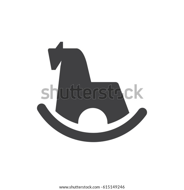 Rocking Horse baby icon\
symbol