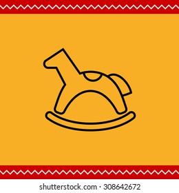Rocking horse icon