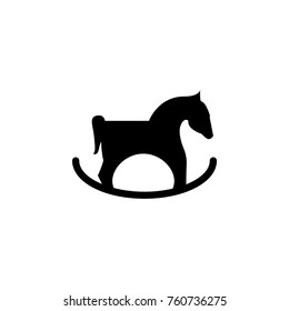 Rocking horse icon. Baby element icon. Premium quality graphic design icon. Signs, outline symbols collection icon for websites, web design, mobile app, info graphics on white background