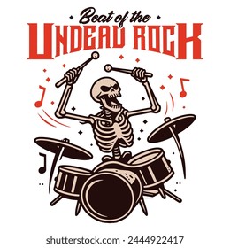 Ein rockiges Skelett - Beat of the Undead Rock