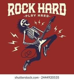 A Rocking Skeleton - Rock Hard, Play Hard