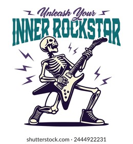 A Rocking Skeleton - Unleash Your Inner Rockstar