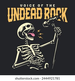 Ein rockiges Skelett - Voice of the Undead Rock