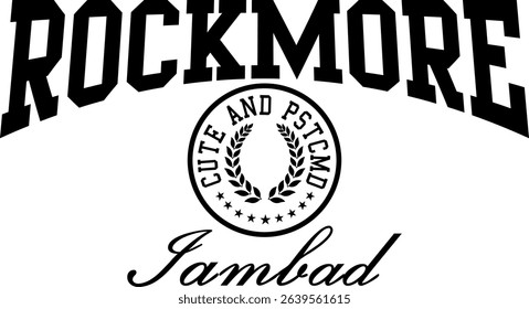Rockmore Old School Graphic – Classic Tee Print Design