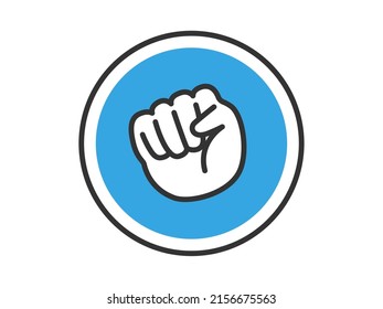 Rock-paper-scissors goo sticker illustration
.