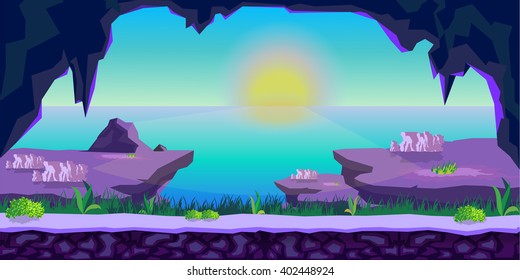 Rocks Game Background