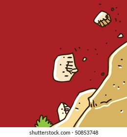 Rocks rolling
