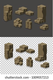 Rocks Set - Mobile Game Assets