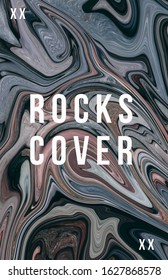 rocks texture Covers design with abstract fluid shapes. rocks Liquid color backgrounds collection. rocks backgrounds Templates for brochures, posters, banners and cards. Vector illustration
