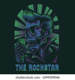 The Rockstar Illustration