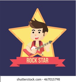 rockstar illustration design  illustration design