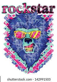 Rockstar lion