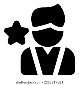 rockstar vector icon illustration asset