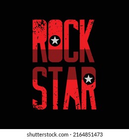 Rockstar vector illustration typography, perfect for t-shirts, hoodies, prints etc.