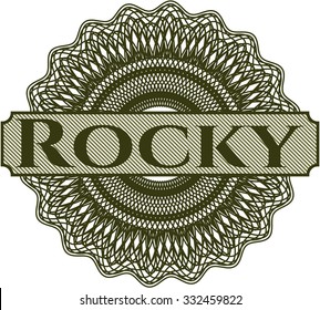 Rocky abstract rosette