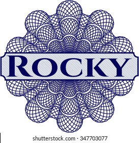 Rocky abstract rosette