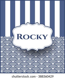Rocky Banner oder Poster