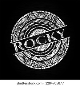 Rocky chalk emblem