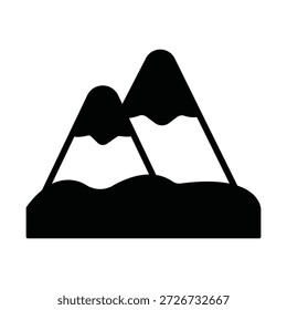 Icono de Vector de Rocky Hills que puede modificarse o editarse fácilmente

