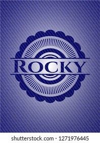 Rocky jean background