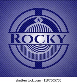 Rocky with jean texture
