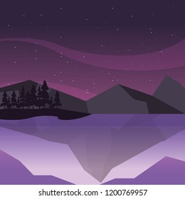 rocky mountains sky night natural landscape