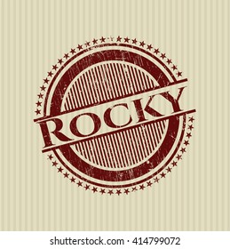 Rocky rubber grunge texture seal