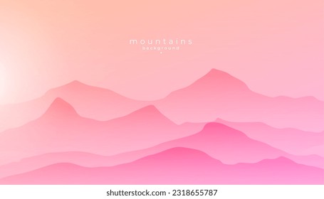 rocky terrain and alpine peaks natural landscape for scenery vector