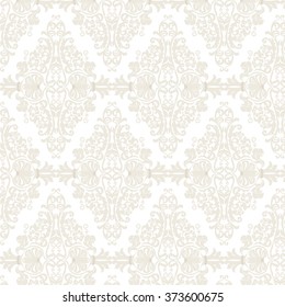 Rococo Royal style ornament pattern in gold. Vector