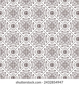Rococo seamless pattern element. Damask ornament, royal victorian seamless texture for wallpapers, textile, wrapping. Vintage exquisite floral baroque template.
