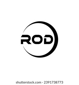 ROD Letter Logo Design, Inspiration for a Unique Identity. Modern Elegance and Creative Design. Watermark Your Success with the Striking this Logo.