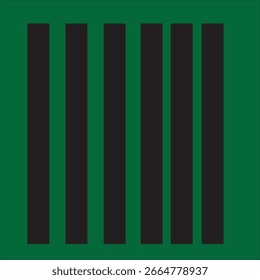 Diseño de tipo de varilla sobre fondo verde 