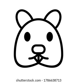 rodent icon or logo isolated sign symbol vector illustration - high quality black style vector icons

