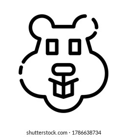 rodent icon or logo isolated sign symbol vector illustration - high quality black style vector icons
