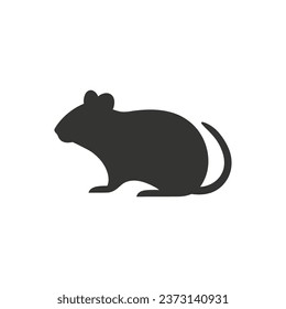 Rodent Icon on White Background - Simple Vector Illustration