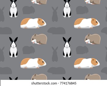 Rodent Pet Seamless Wallpaper 6