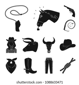 Cowboy Icons Set Stock Vector (Royalty Free) 230977417 | Shutterstock