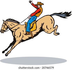 Rodeo cowboy