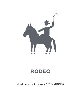 rodeo icon. rodeo design concept from Circus collection. Simple element vector illustration on white background.