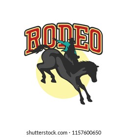rodeo logo for your sport business, vector illustration